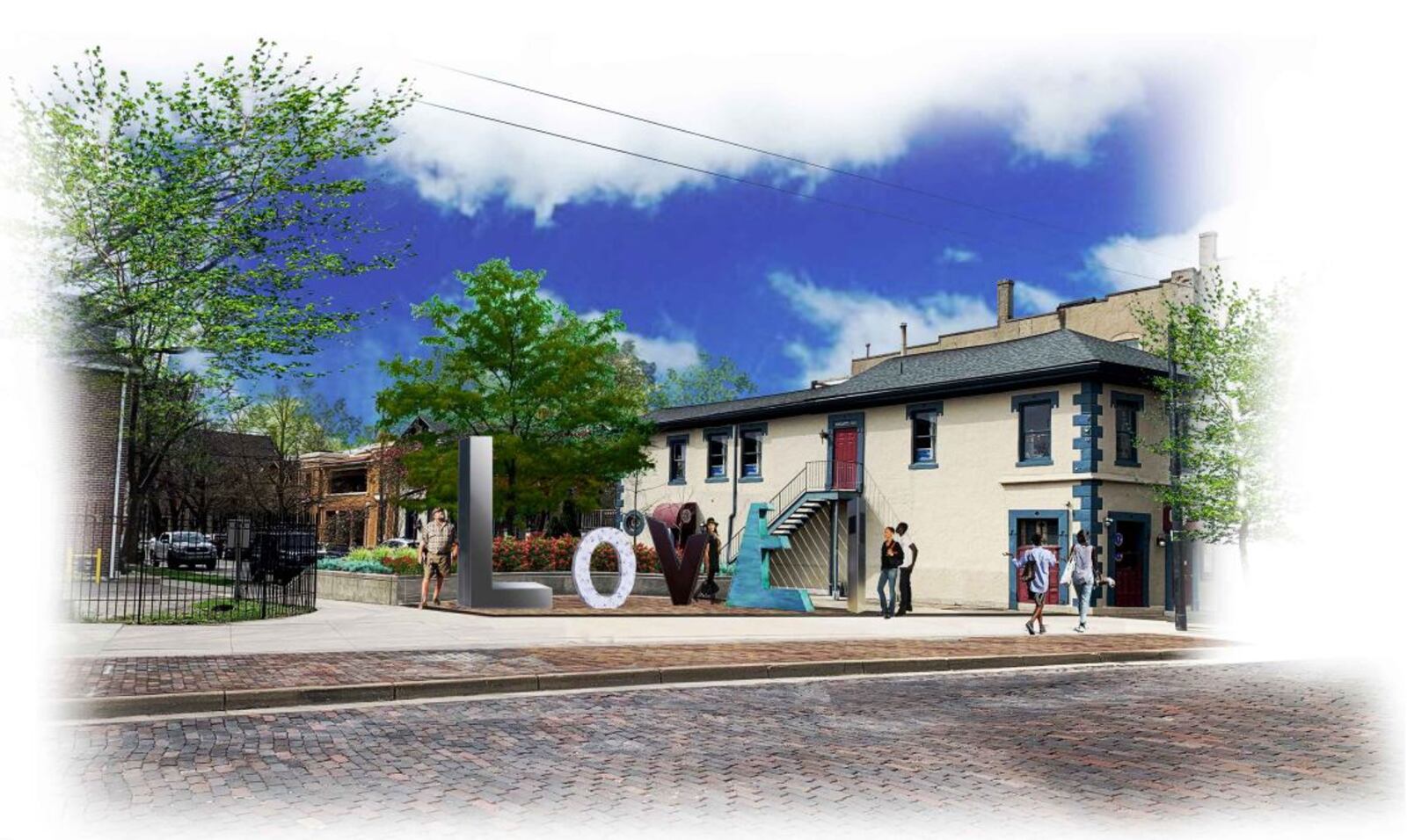 Jon Barlow Hudson, based in Yellow Springs, has submitted his design for the 8/4 Memorial in tribute to the victims of the Oregon District tragedy that occurred August 4, 2019. CONTRIBUTUED