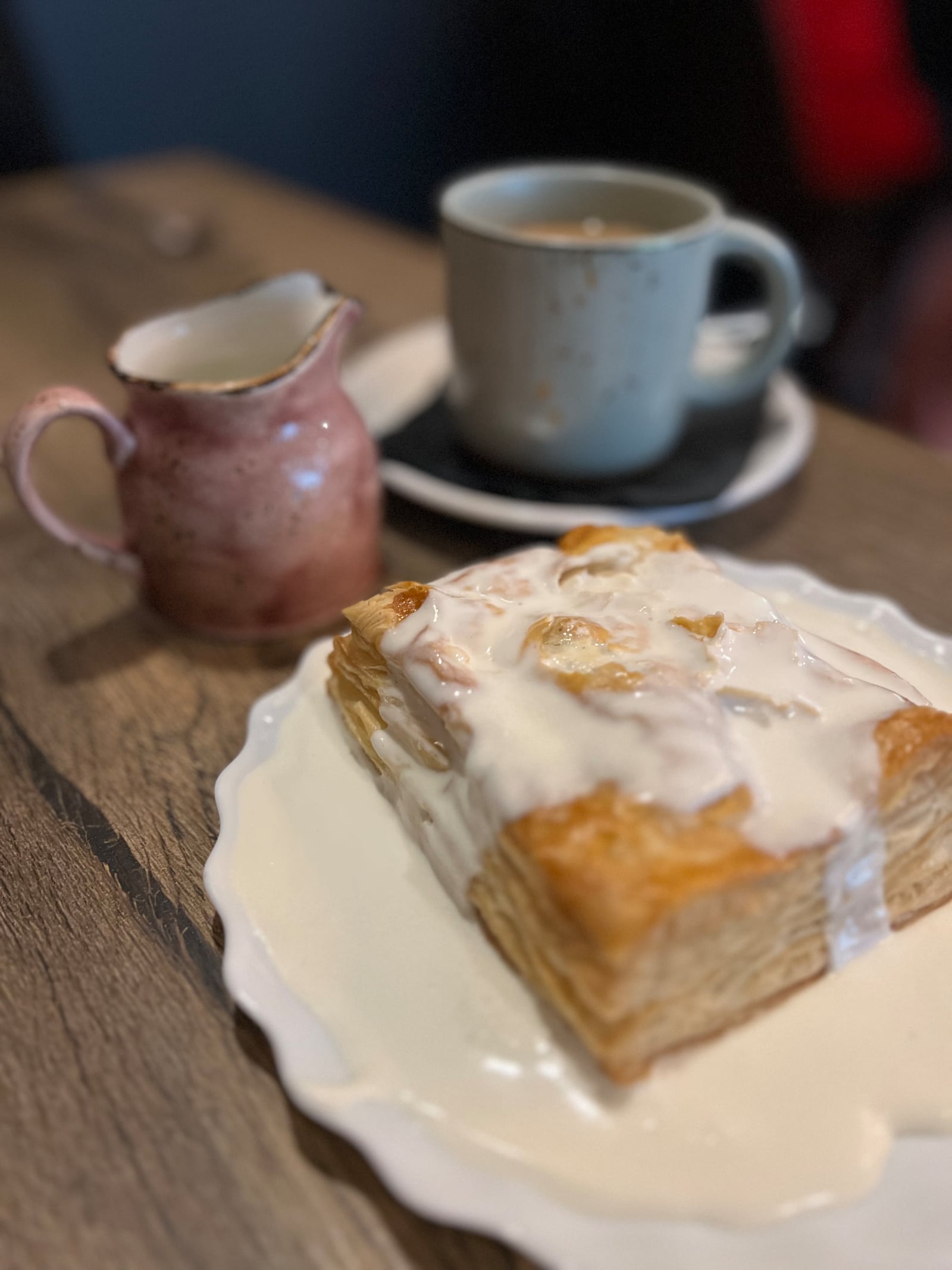 The Table 33 Tart - a flaky pastry filled with pumpkin and topped with a sweet frosting glaze. Photo by Alexis Larsen, Contributing Artist