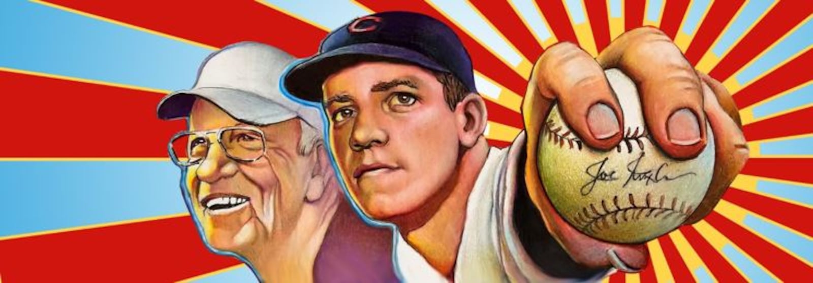 Caption: A mural of a young and older Joe Nuxhall, the beloved Cincinnati Reds pitcher from Hamilton and later a radio announcer, will be painted this summer on the side of Clark’s Sporting Goods at 15 S. B St. 