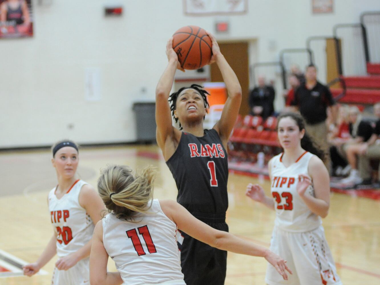 PHOTOS: Trotwood-Madison at Tippecanoe girls basketball