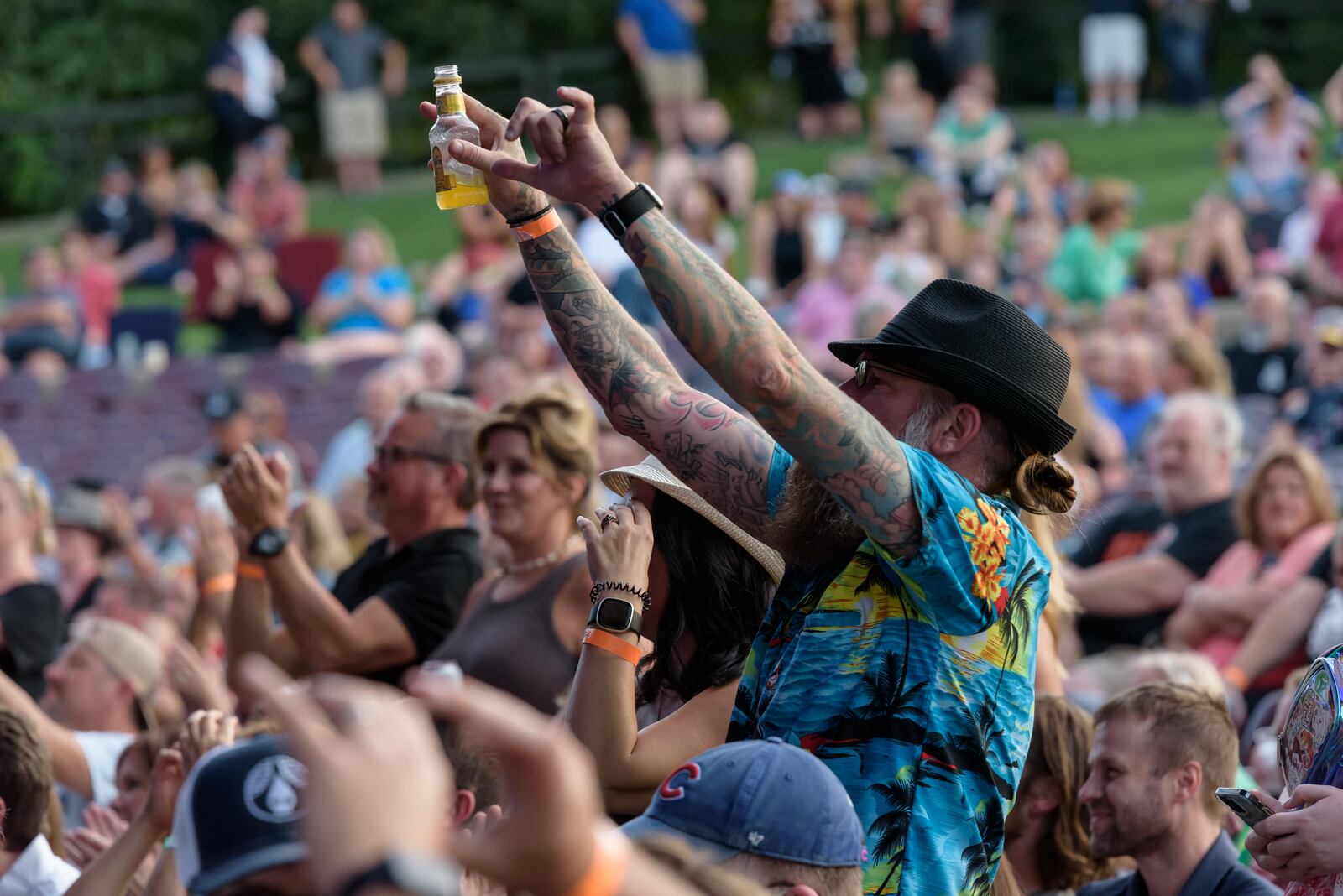 Concert crowds like the one at the Gin Blossoms, Sugar Ray, Tonic and Fastball show helped the Fraze Pavilion’s average attendance grow by about 300 for ticketed events in 2023. TOM GILLIAM / CONTRIBUTING PHOTOGRAPHER