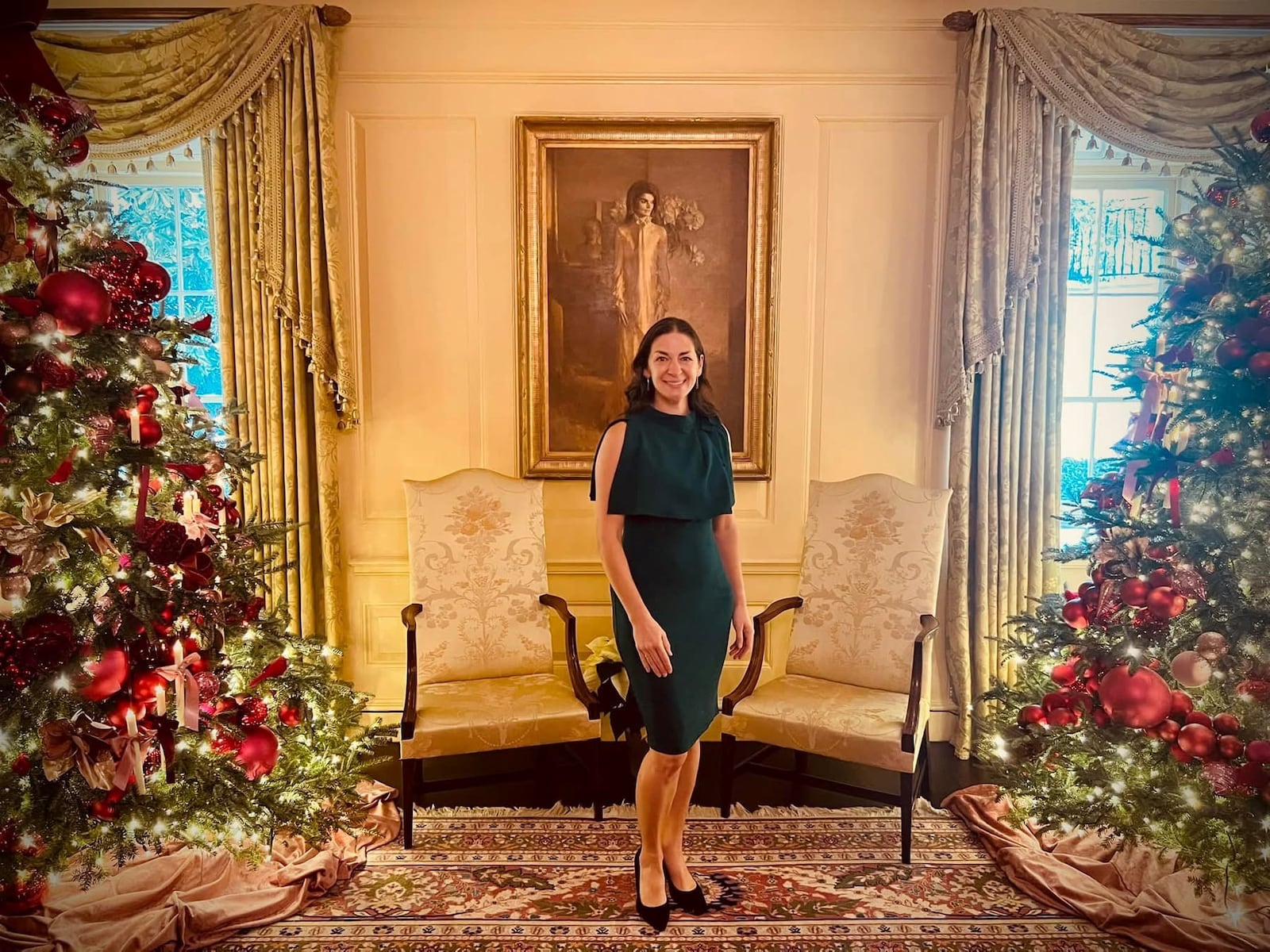 Centerville Arts Commission member Emily von Stuckrad-Smolinski recently was one of approximately 75 volunteers nationwide selected to contribute to the 2024 White House holiday theme. Her weeklong volunteer experience began Nov. 25 and included a wide array of tasks. CONTRIBUTED