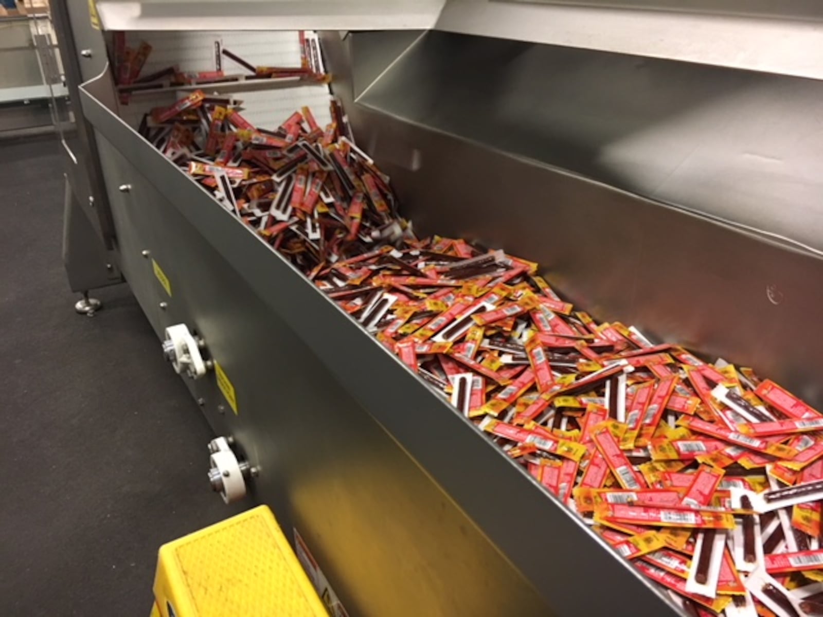 A Dye Mill Road plant in Troy cranks out a billion Slim Jim and Duke's meat snacks a year. 