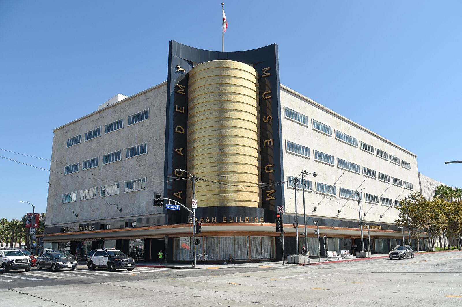 FILE - The exterior of the Academy Museum of Motion Pictures appears on Tuesday, Sept. 21, 2021, in Los Angeles. (Photo by Richard Shotwell/Invision/AP, File)