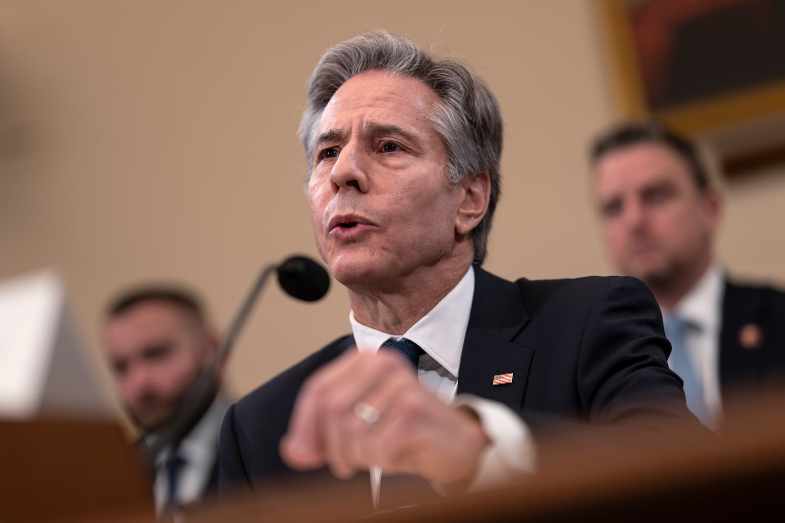 Secretary of State Antony Blinken appears before the House Foreign Affairs Committee on the U.S. withdrawal from Afghanistan, at the Capitol in Washington, Wednesday, Dec. 11, 2024. (AP Photo/J. Scott Applewhite)