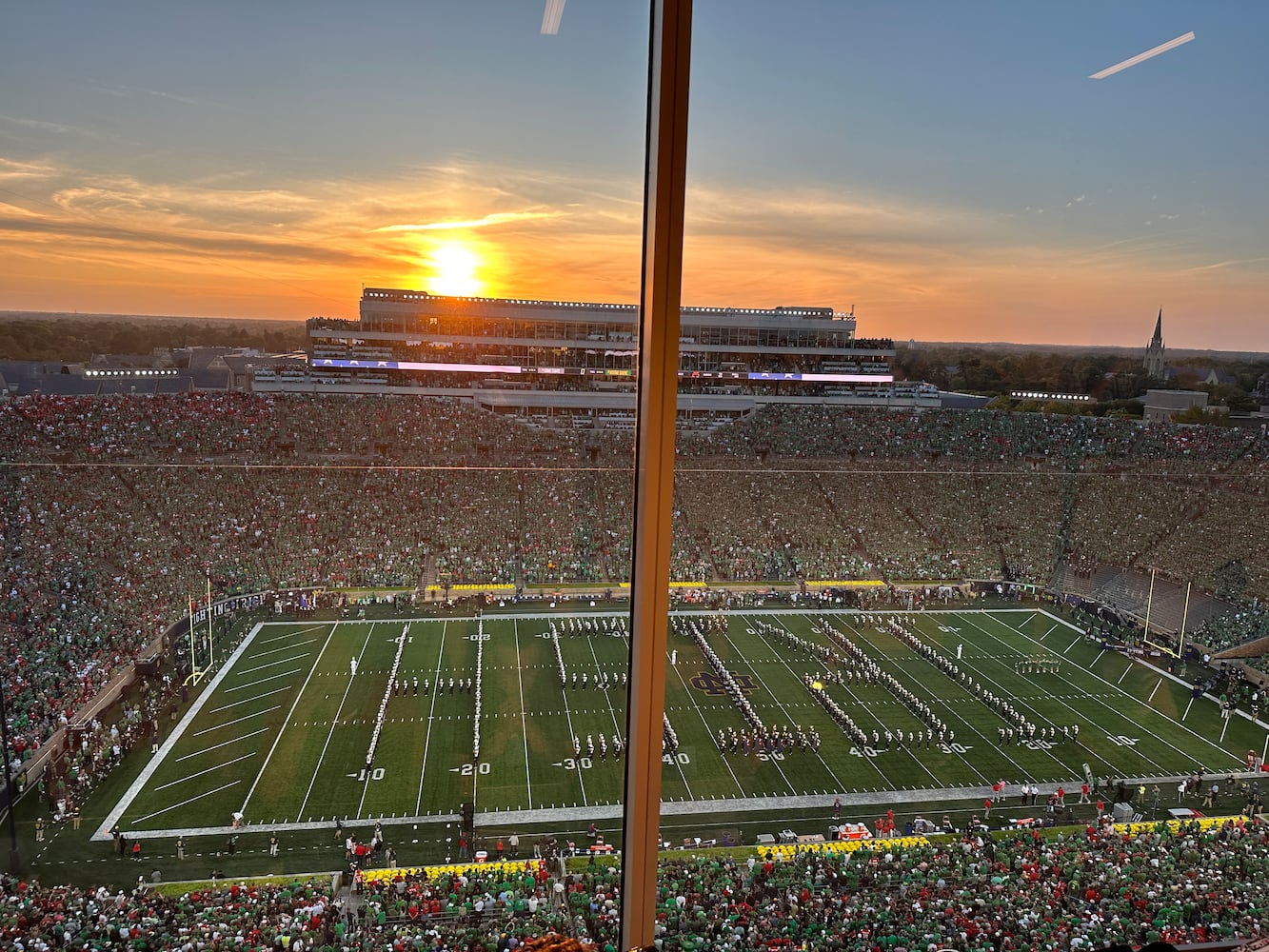 Notre Dame Stadium prior to kickoff against Ohio State