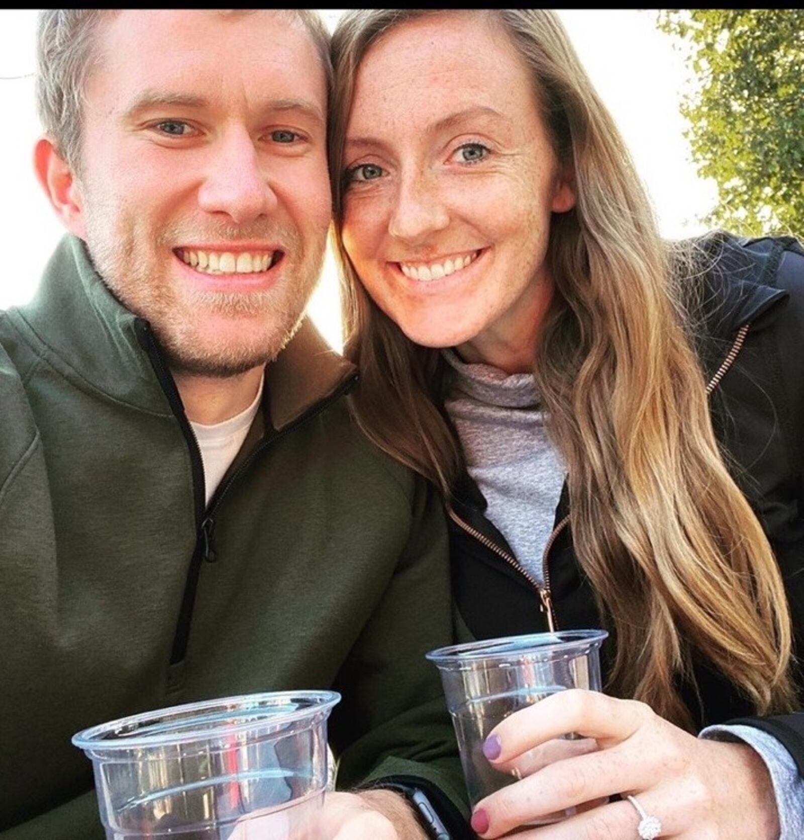 University of Dayton Hall of Fame basketball player and former WNBA player Ally Malott McCarthy and her husband Andy McCarthy, an assistant basketball coach at Fenwick High School. CONTRIBUTED