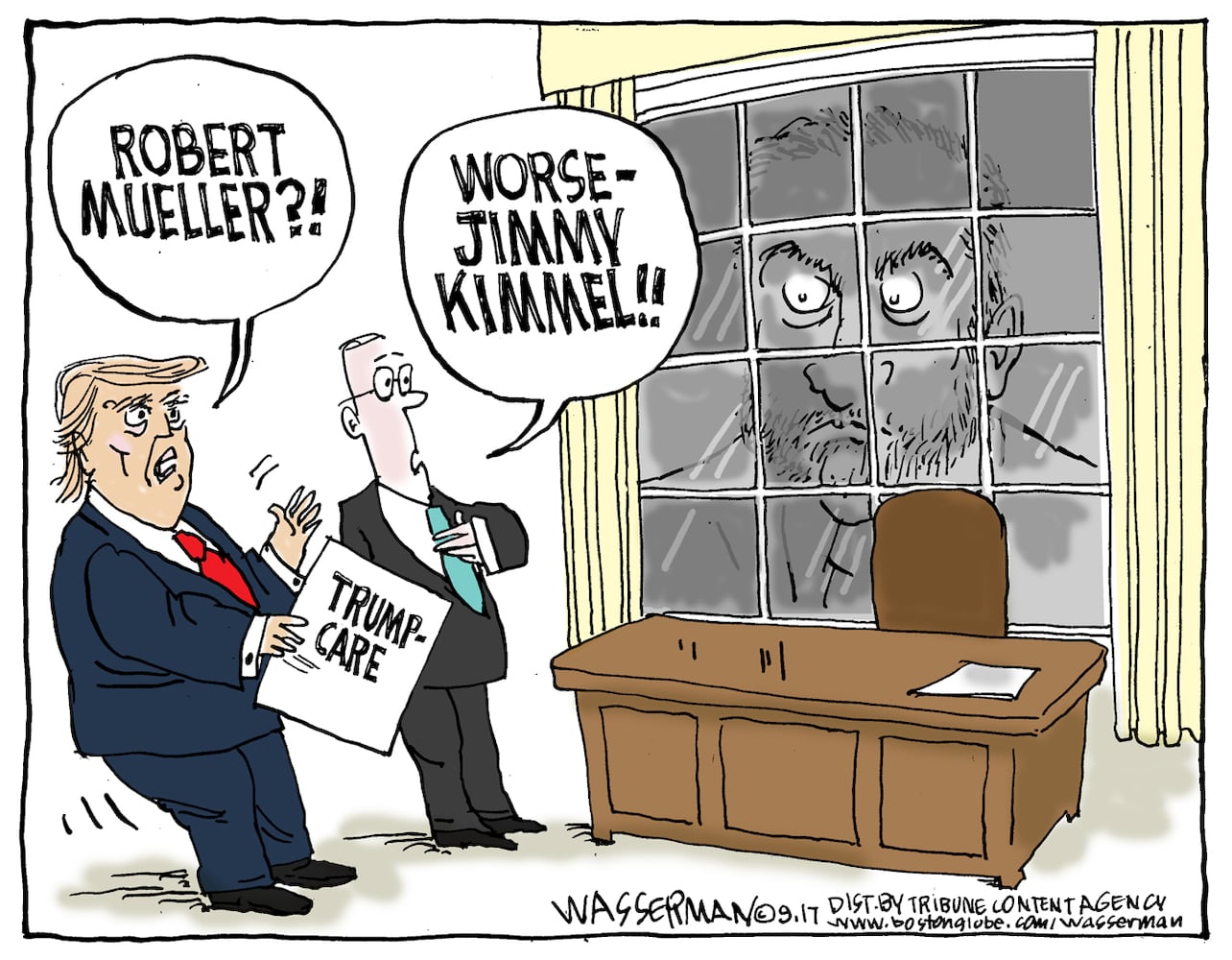 Week in cartoons: Trump, football, and more