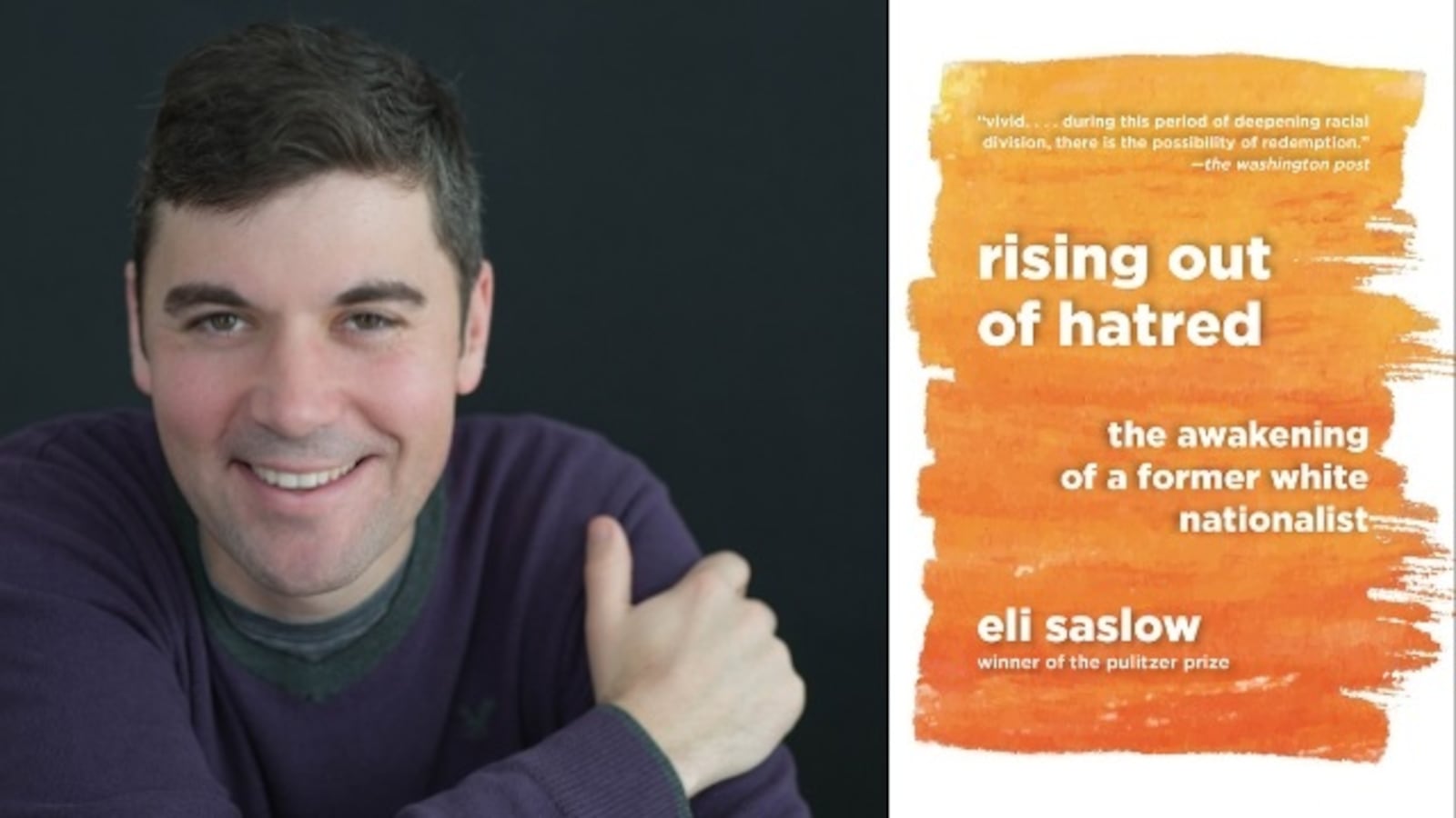 “Rising Out of Hatred” by Eli Saslow, Doubleday, a 2019 Dayton Literary Peace Prize nonfiction finalist: From a Pulitzer Prize-winning reporter, the powerful story of how a prominent white supremacist changed his heart and mind. With great empathy and narrative verve, Eli Saslow asks what Derek's story can tell us about America's increasingly divided nature. This is a book to help us understand the American moment and to help us better understand one another. CONTRIBUTED