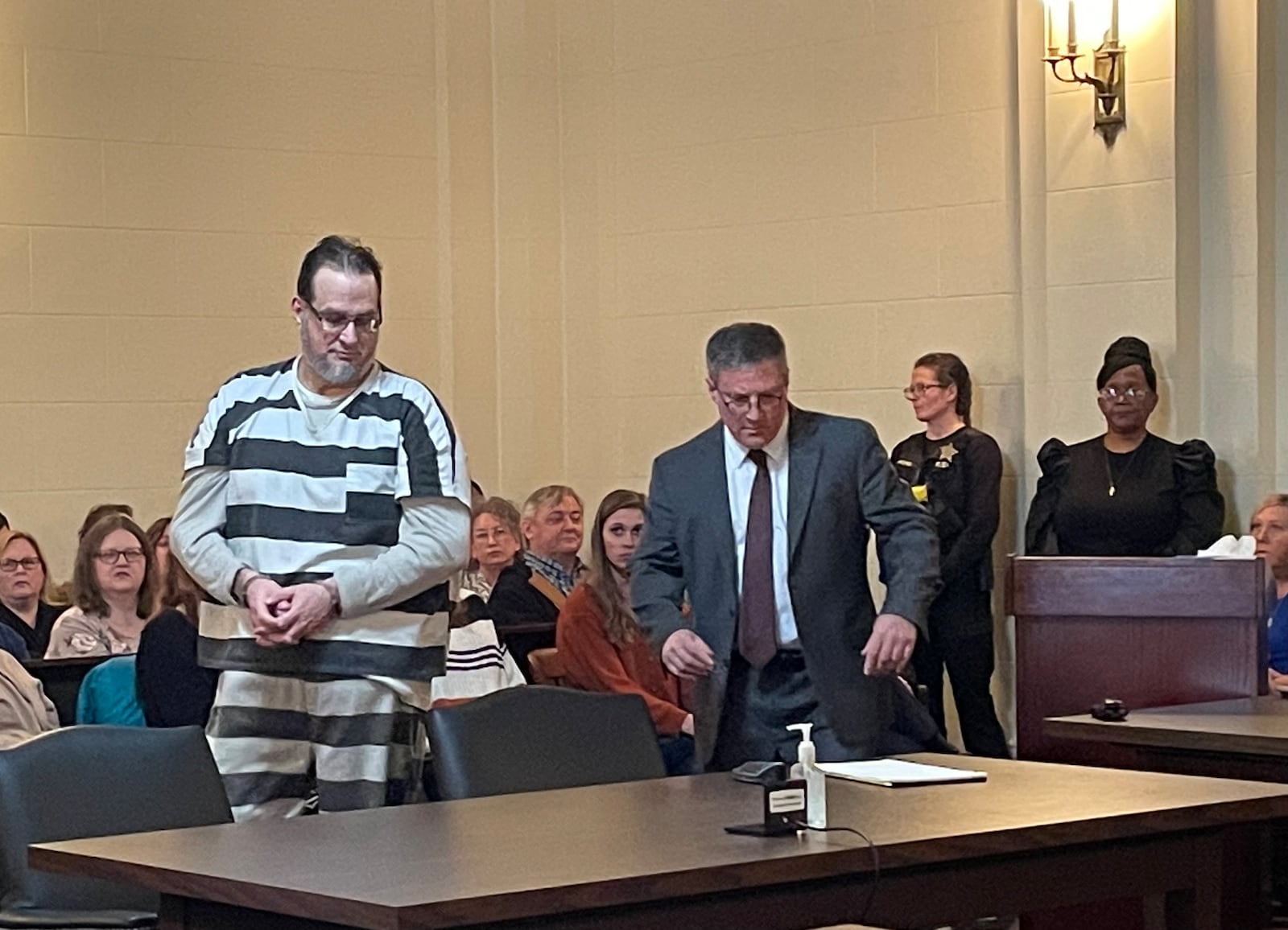 Noel Coles Jr. appeared in Clark County Common Pleas Court on Thursday with his attorney, Matthew Barbato.