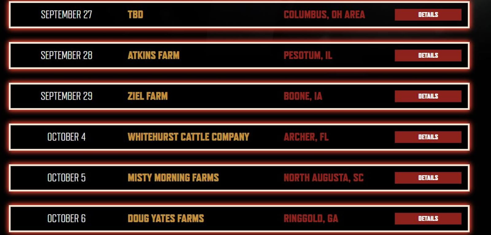 The Luke Bryan concert that had been planned for Springfork
						Farms in Irwin has been changed. The concert will now take place
						in another location in the Columbus area..