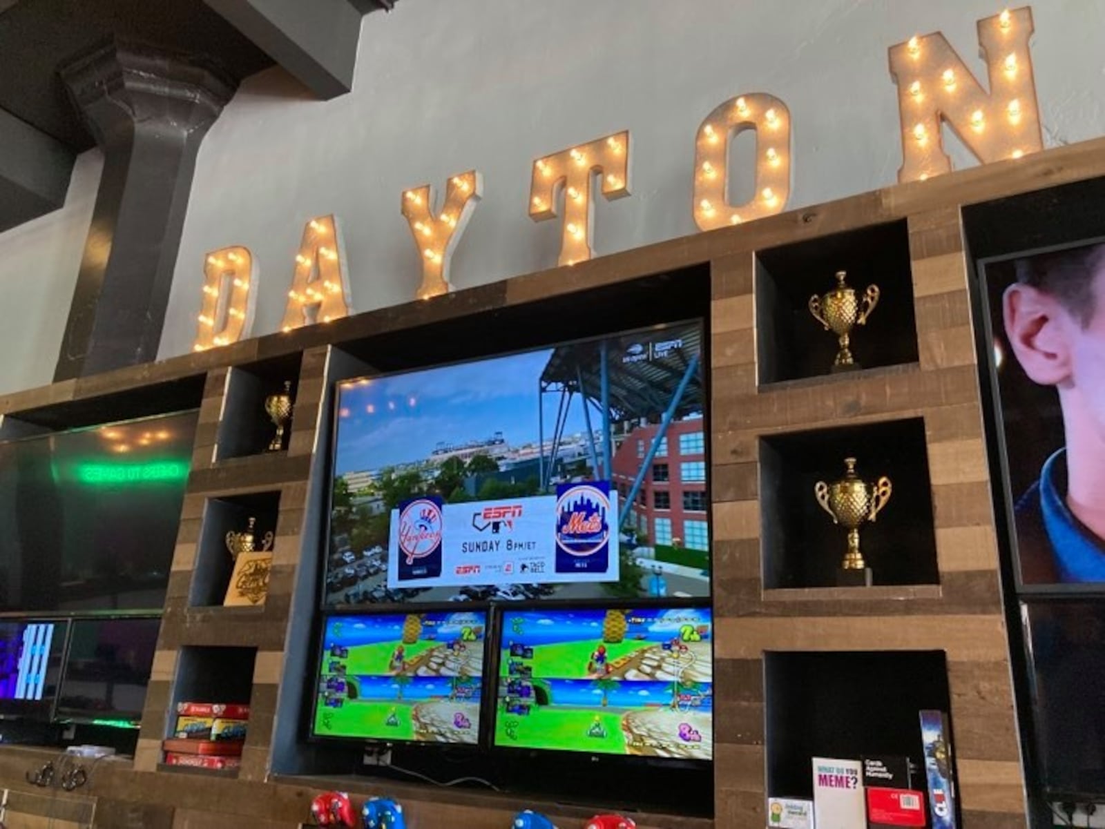 From axe throwing to a gaming wall with Super Smash Bros., Two Social is an ideal hangout spot in the Miami Valley. Grab a drink from their full-service bar and play a board game or take your best shot at bocce ball.