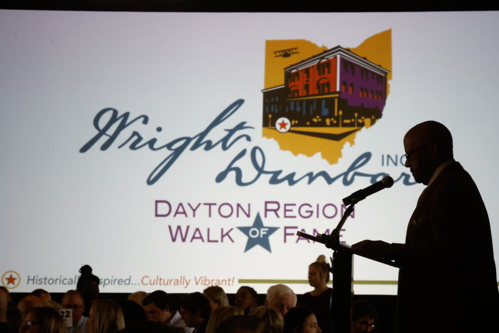 The Wright Dunbar Dayton Region Walk of Fame inductee ceremony was held Tuesday October 15, 2024 at Sinclair Community College. JIM NOELKER, STAFF