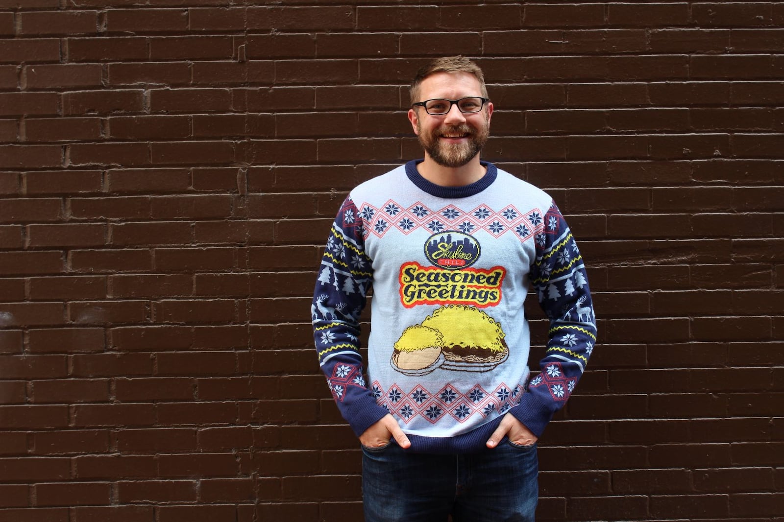 A Skyline Chili 2019 Holiday Sweater