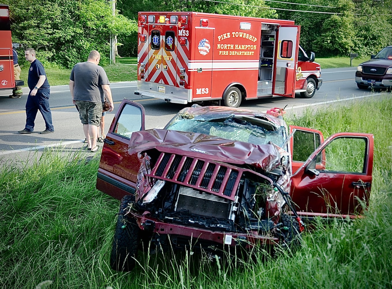 One vehicle rollover crash, Clark county