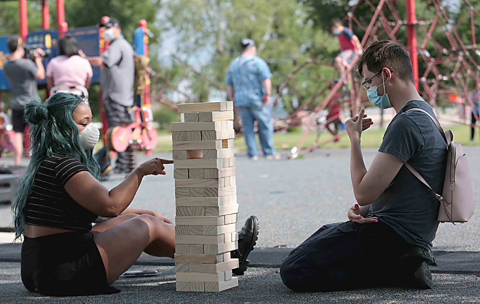 "Protestival" at McIntosh Park in Dayton