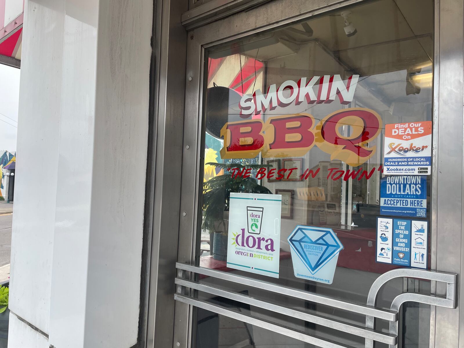 Smokin' Bar-B-Que is located at 200 E. Fifth Street in Dayton.