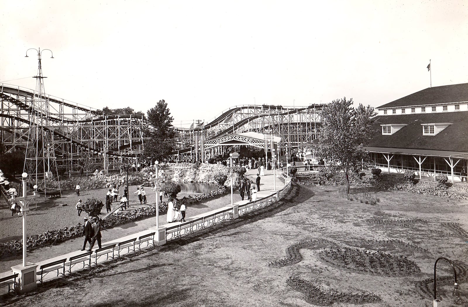 Lakeside Amusement Park opened at Gettysburg and Lakeview Avenues in Dayton during the summer of 1890. DAYTON DAILY NEWS ARCHIVE