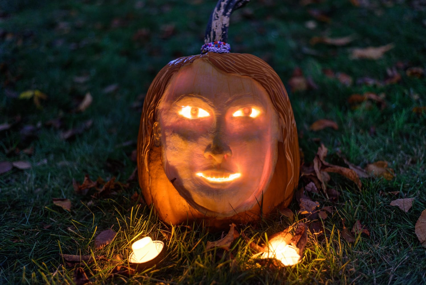 PHOTOS: The Stoddard Avenue Pumpkin Glow Night 1