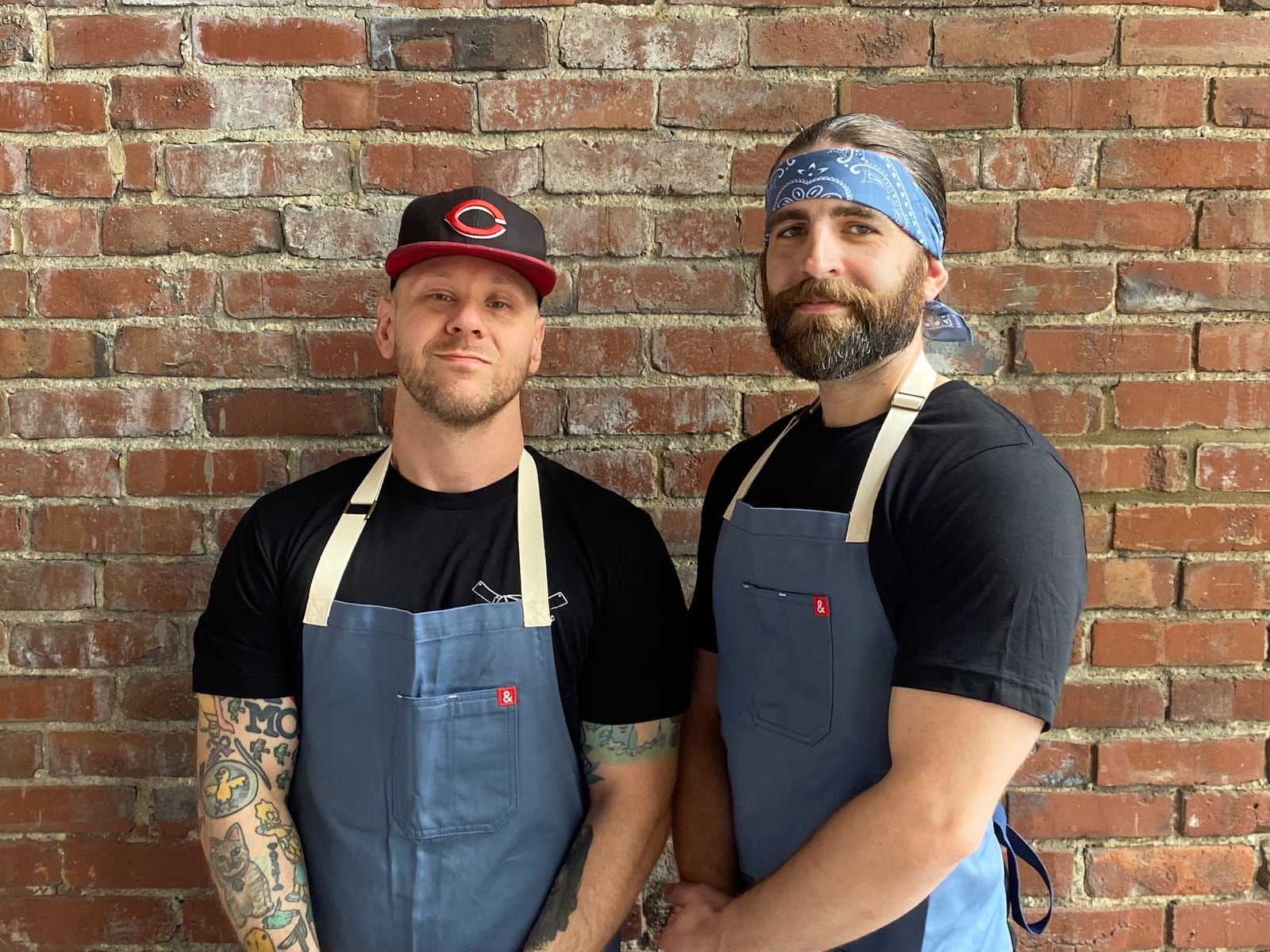 Gem City Butchery owners Elliott Harrell (left) and Jonathon Mezera (right)