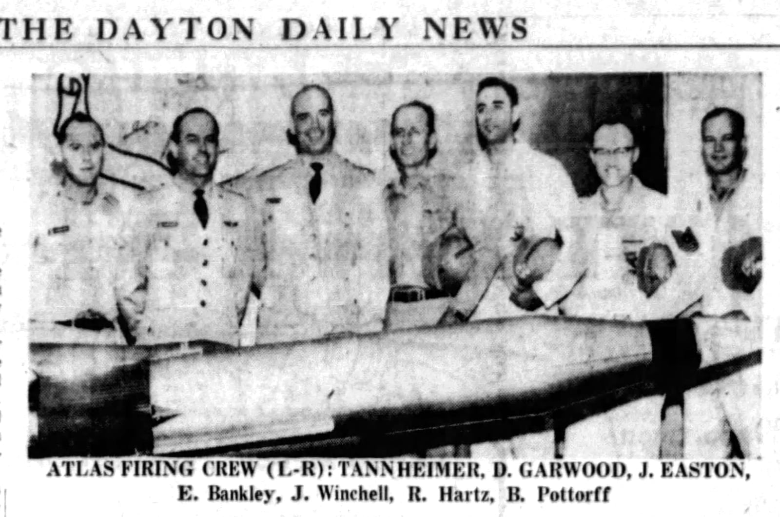 Sept. 10, 1959: Parents here proud of Daytonian who guided Atlas in key test. DAYTON DAILY NEWS ARCHIVES