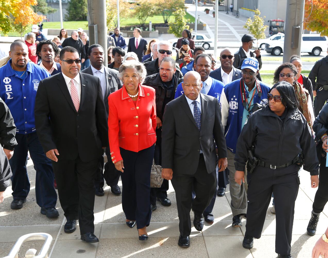 Rep. John Lewis gets out the vote in Dayton