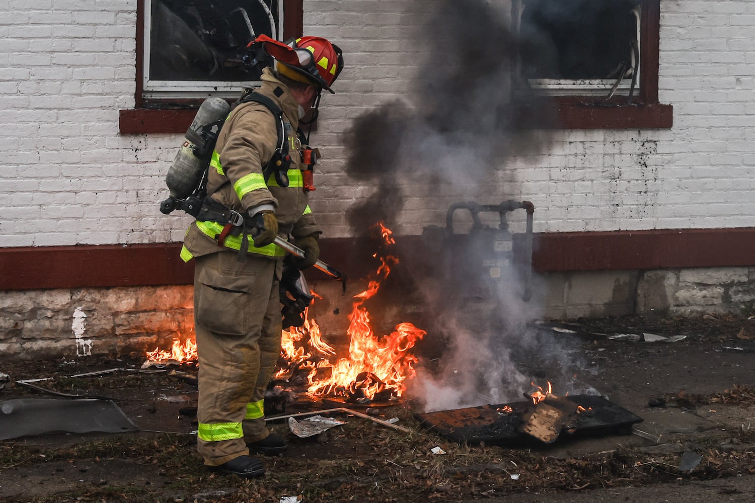 Xenia Ave fire