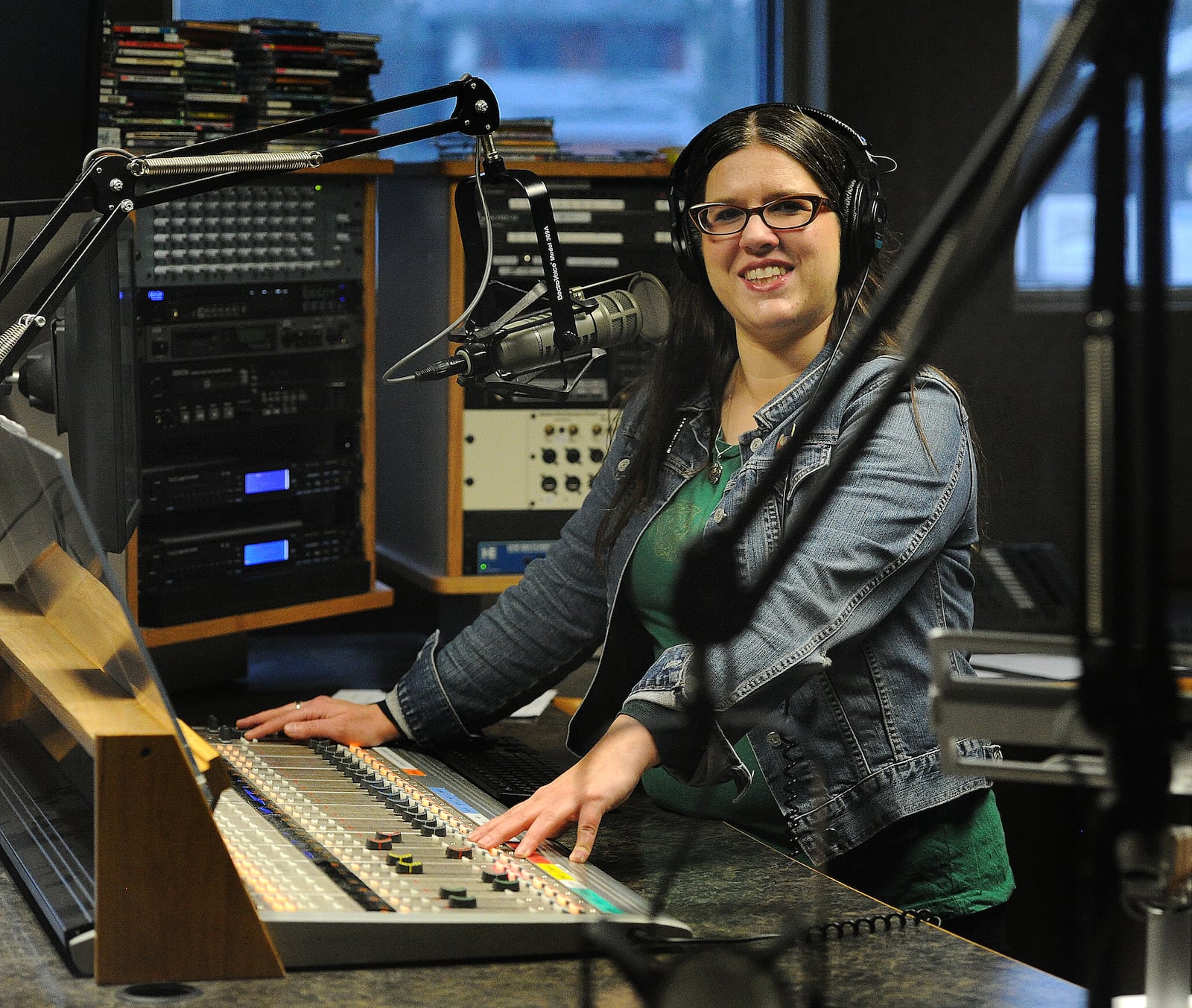 Juliet Fromholt, Music Director at WYSO in Yellow Springs. MARSHALL GORBY\STAFF