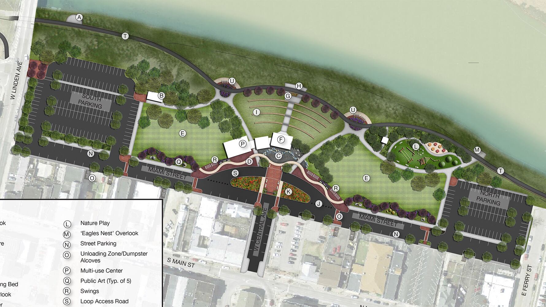 Miamisburg  Riverfront Park plans