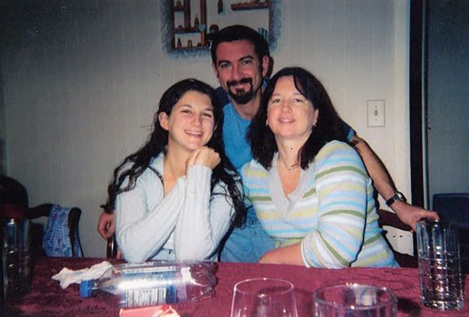 David Rittner with daughter Jessica and wife Becky at home in Centerville in 2002. CONTRIBUTED