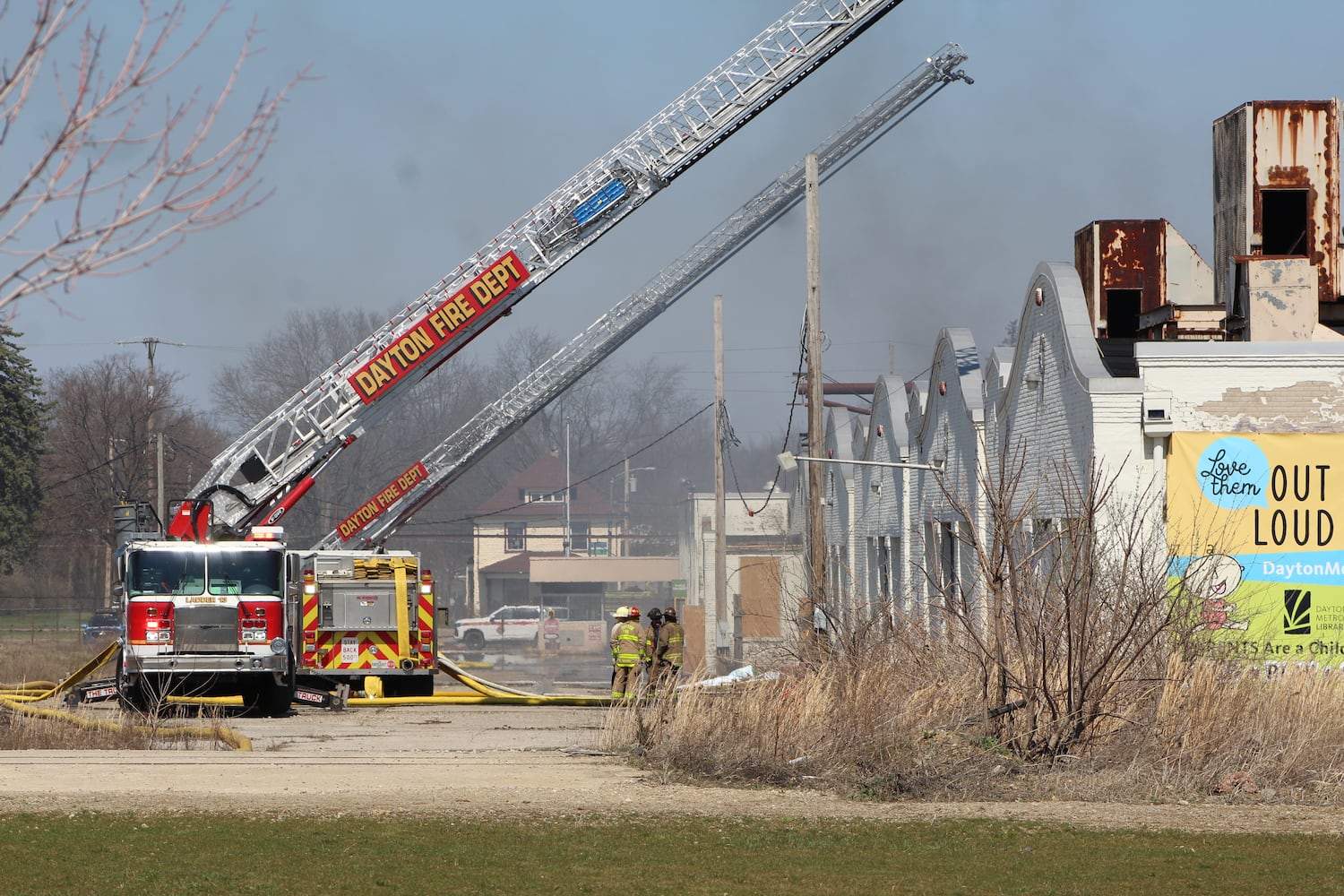 Fire at West Dayton historic property