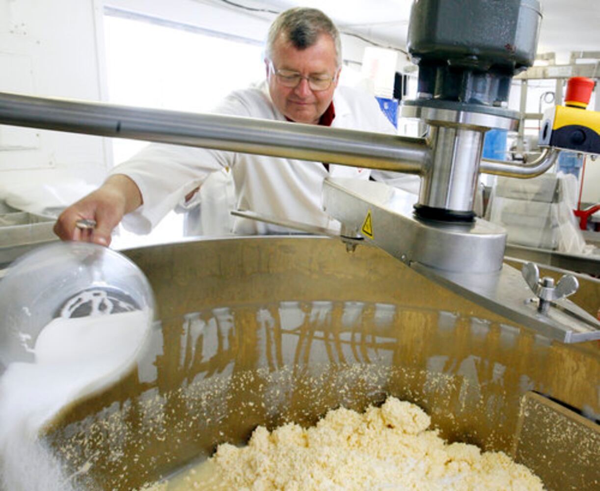 Young's Jersey Dairy makes cheese