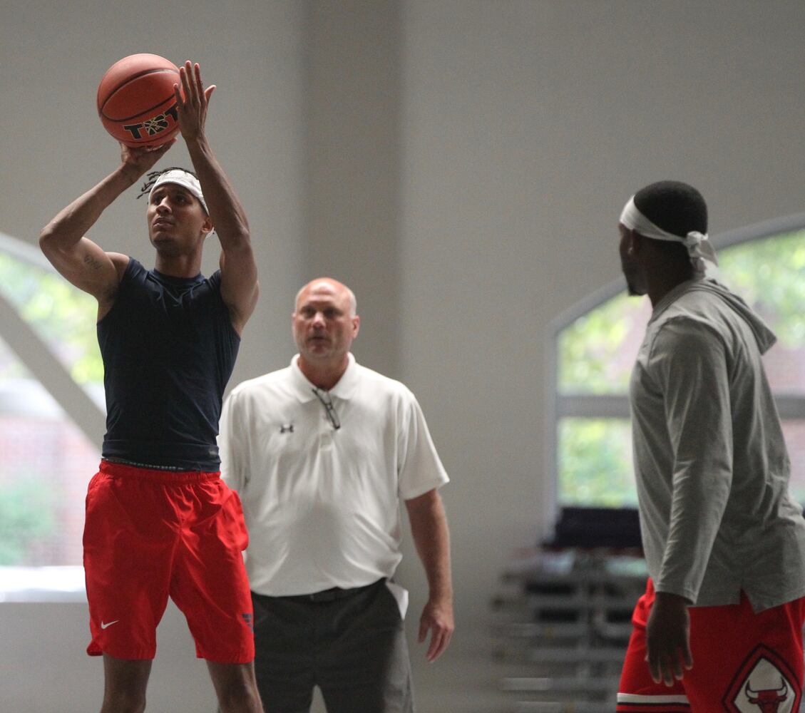 Photos: Dayton Flyers alumni team practices for The Basketball Tournament