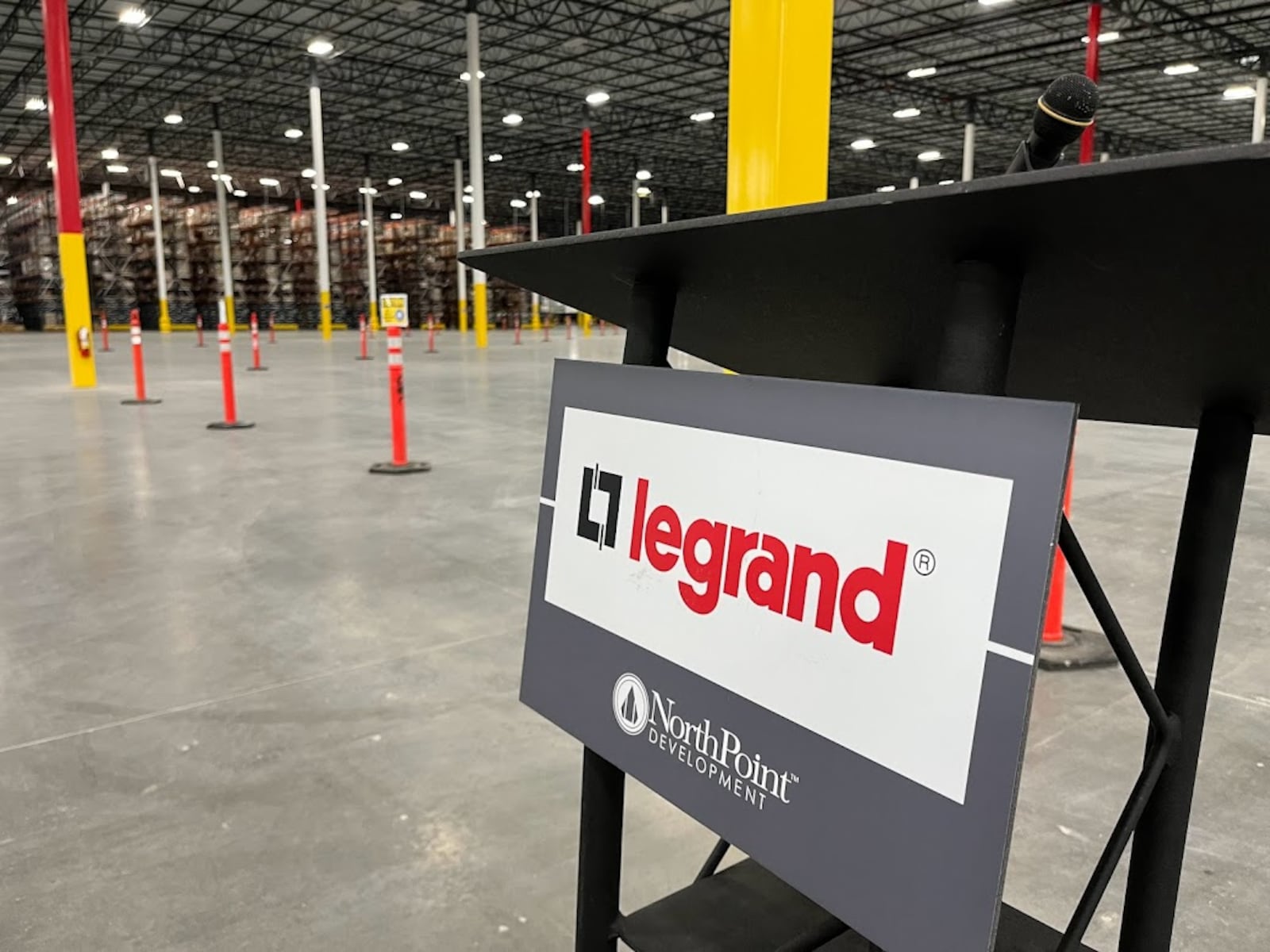 The interior of the Legrand distribution site in Union. THOMAS GNAU/STAFF