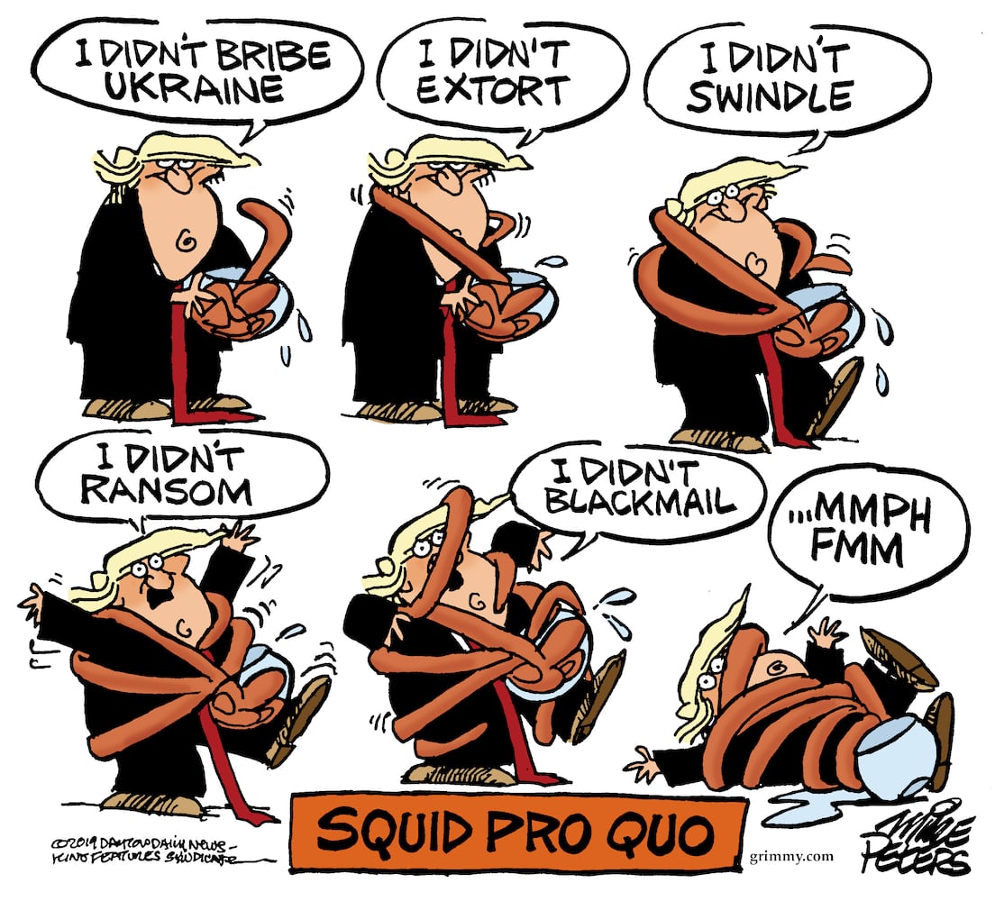 2019: The best of Pulitzer Prize winner Mike Peters political cartoons