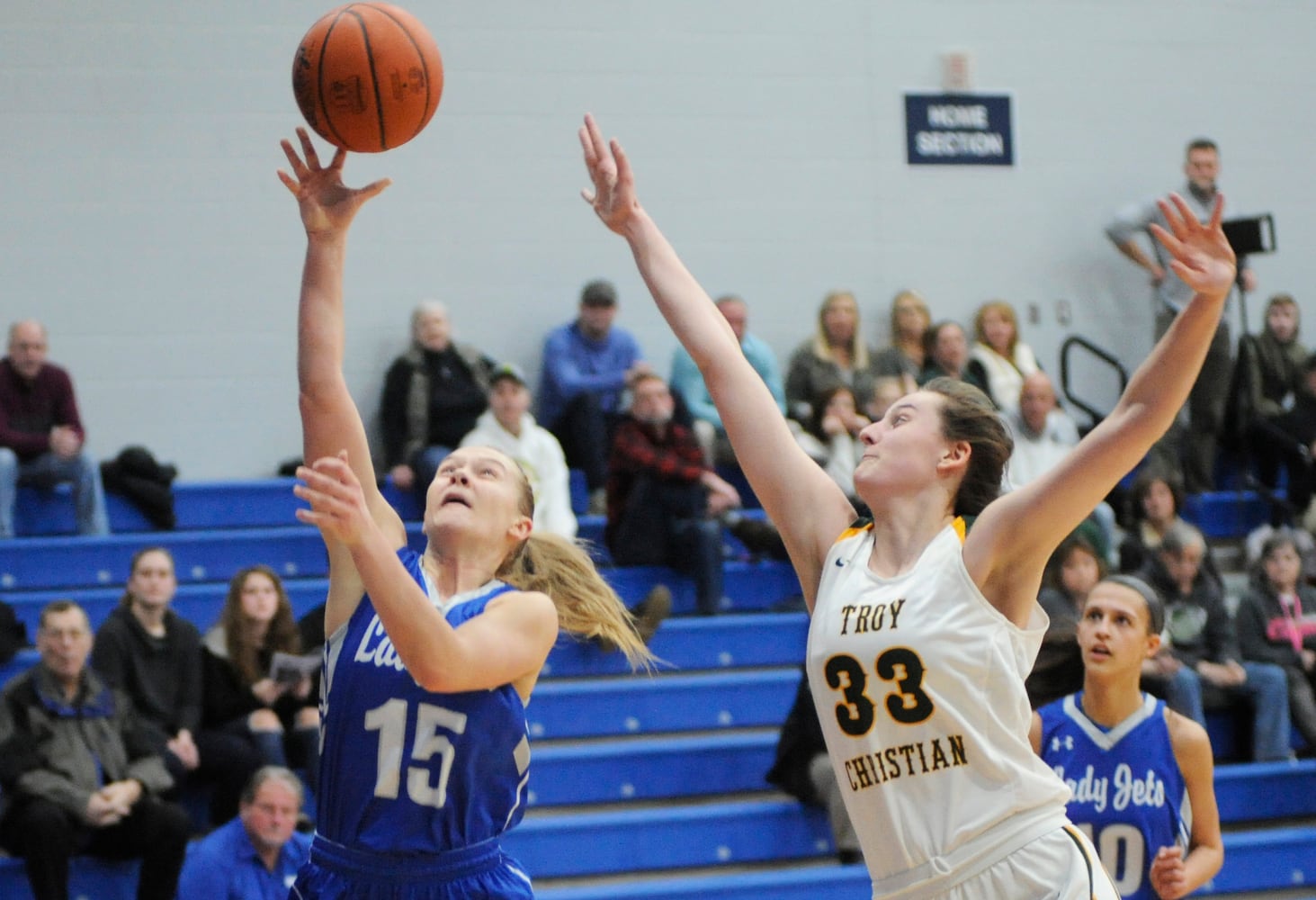 PHOTOS: Franklin Monroe vs. Troy Christian girls basketball