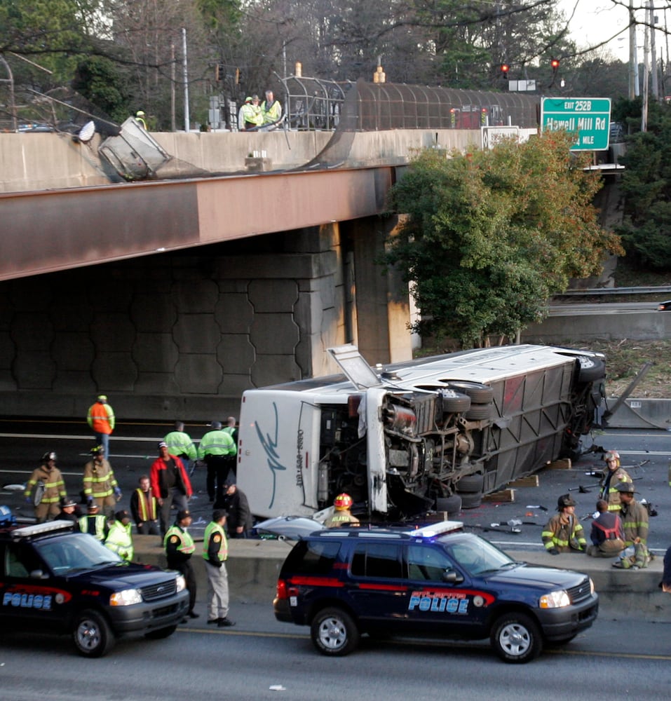 Previous bus crashes of note in U.S.