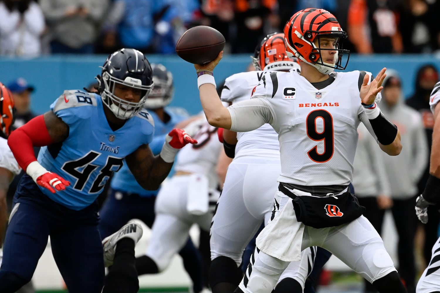 Bengals Titans Football