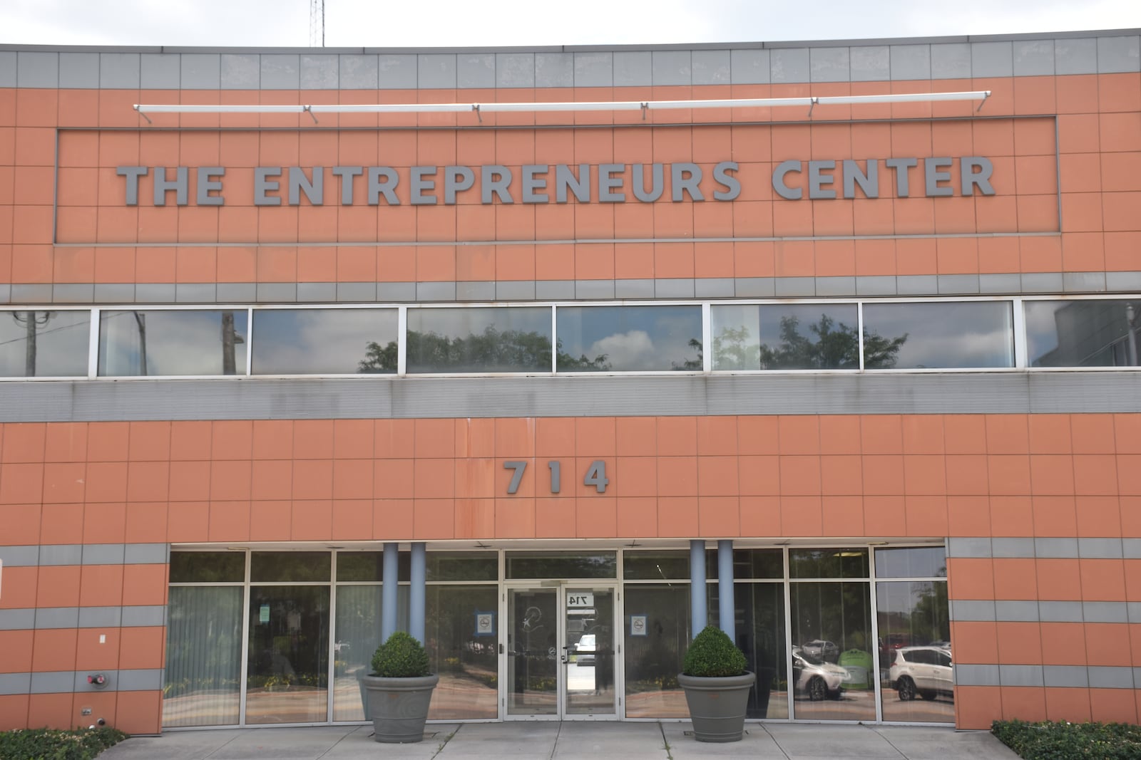 The former Entrepreneurs’ Center at 714 E. Monument Ave. in Dayton's Tech Town area. A company called Diné Development Corp. has purchased the property and expects to employ about 250 people at the facility. CORNELIUS FROLIK / STAFF