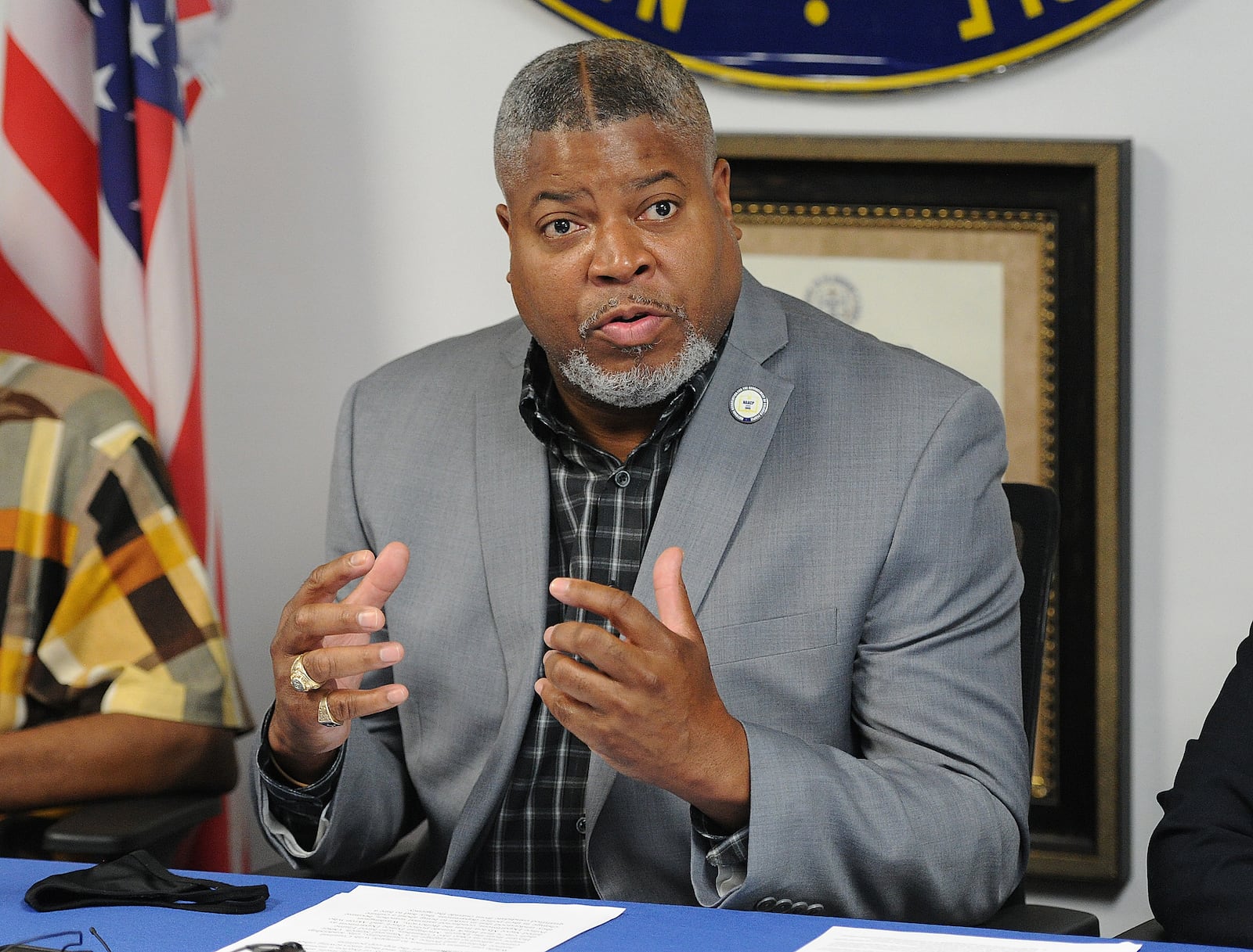 NAACP Dayton Unit President Derrick Foward.