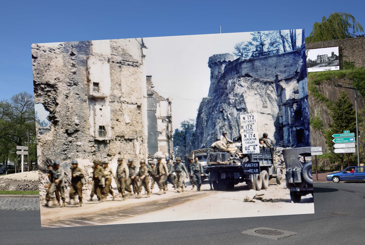 Photos: D-Day invasion then and now