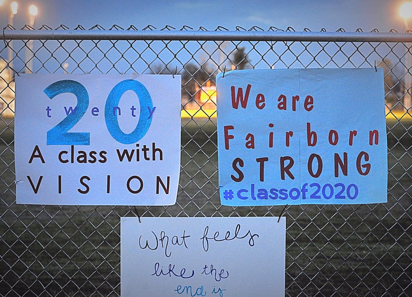 PHOTOS: Fairborn’s Class of 2020 celebrated in unique display