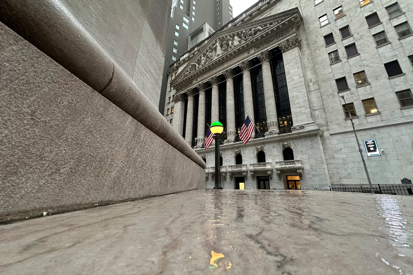 FILE - The New York Stock Exchange is shown on Wednesday, Nov. 20, 2024, in New York. (AP Photo/Peter Morgan, File)