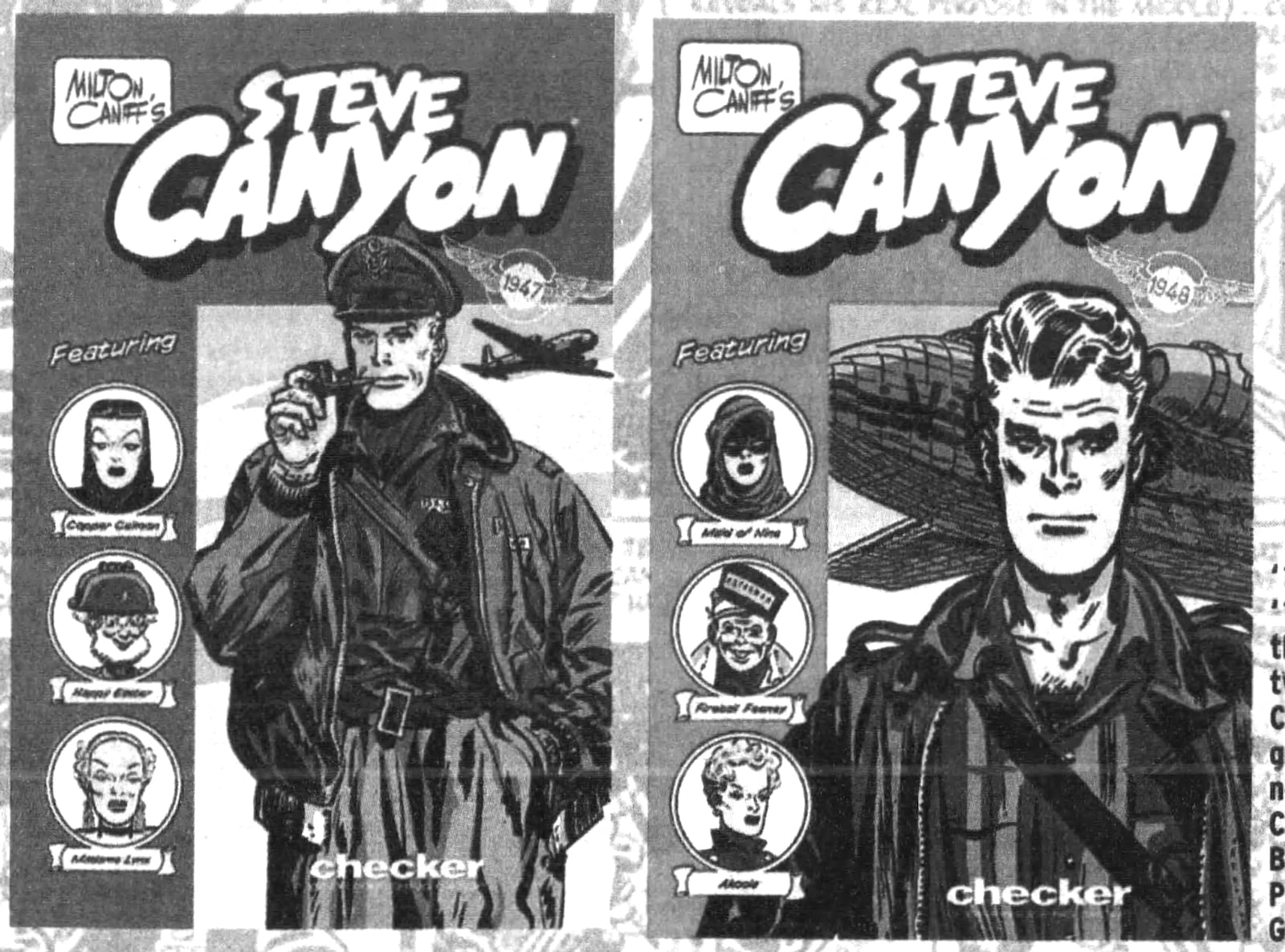 Milton Caniff was the creator of the "Steve Canyon" comic strip. DAYTON DAILY NEWS ARCHIVES