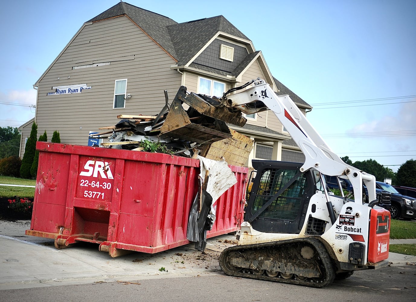 Storm damage after tornadoes