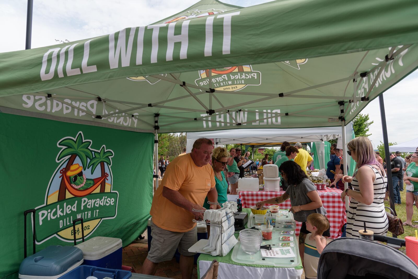 A new festival, Pickle Fest – Just Dill With It! was held at Austin Landing on Saturday, June 25, 2022. Hosted by Austin Landing and The Miami Valley Restaurant Association, the event featured pickle vendors, food trucks, a beer garden, live music and activities for children. Did we spot you there? TOM GILLIAM / CONTRIBUTING PHOTOGRAPHER