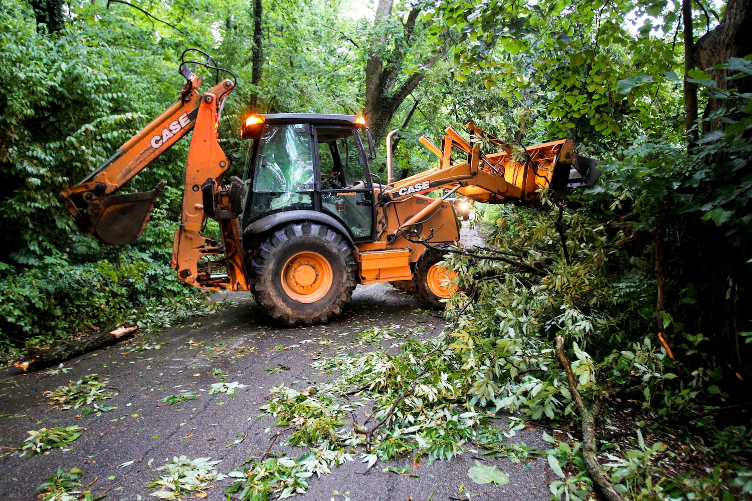 Photos showing damage of June 2012 derecho