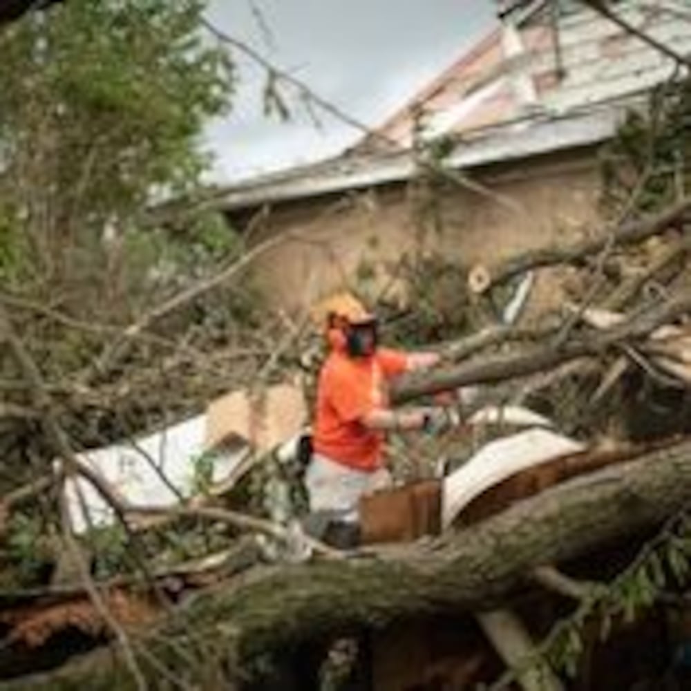 Volunteers help tornado-damaged communities