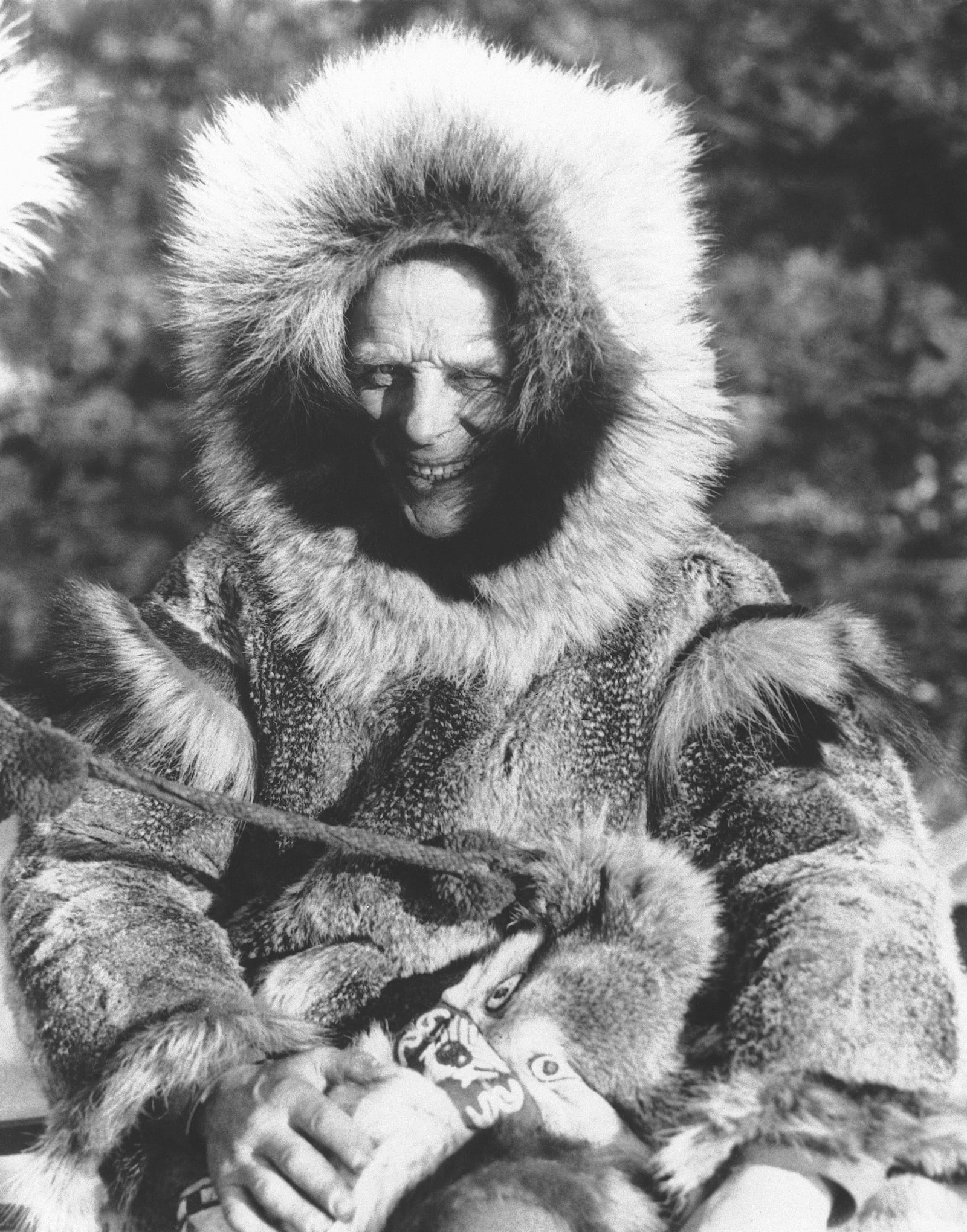 FILE - Leonhard Seppala poses for a photo in 1928, in Alaska. In 1925, Seppala was part of the nearly 700-mile relay of mushers and dog teams to get diphtheria antitoxin to Nome, Alaska, during a deadly outbreak of the disease. (AP Photo, File)