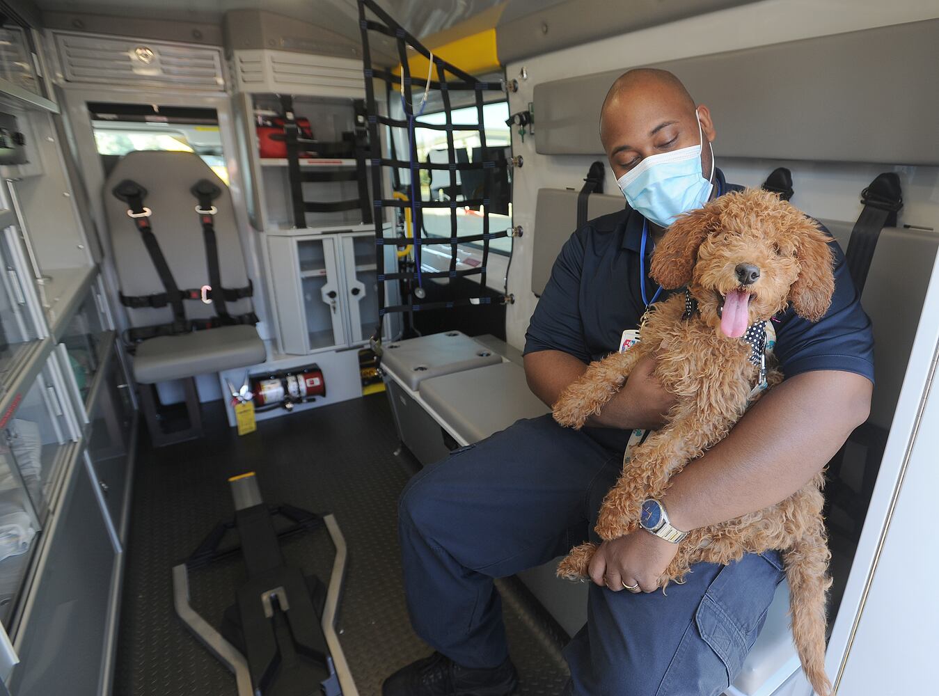 Company adds therapy dog